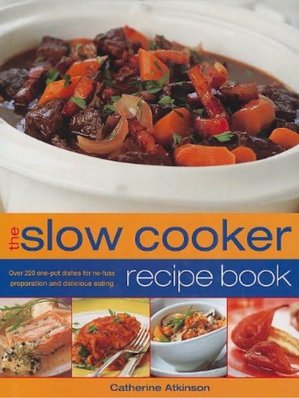 4/$20 The Slow Cooker Recipe Book Hardcover 150 One Pot Crockpot Recipes
